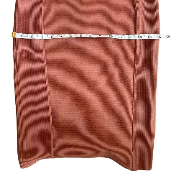 NWT Bardot Katy Bodycon Chestnut Knit Sweater Dress Size US 6 - Picture 9 of 14
